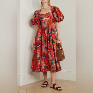 Floral Print Midi Skirt